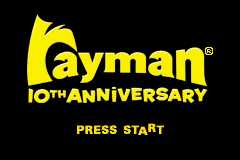 GBA游戏2合1：雷曼10周年纪念版